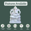 White Marble Ganesh Statue 1