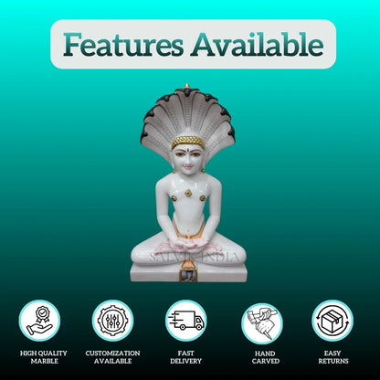Parshwanath Marble Statue