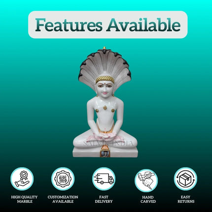 Parshwanath Marble Statue