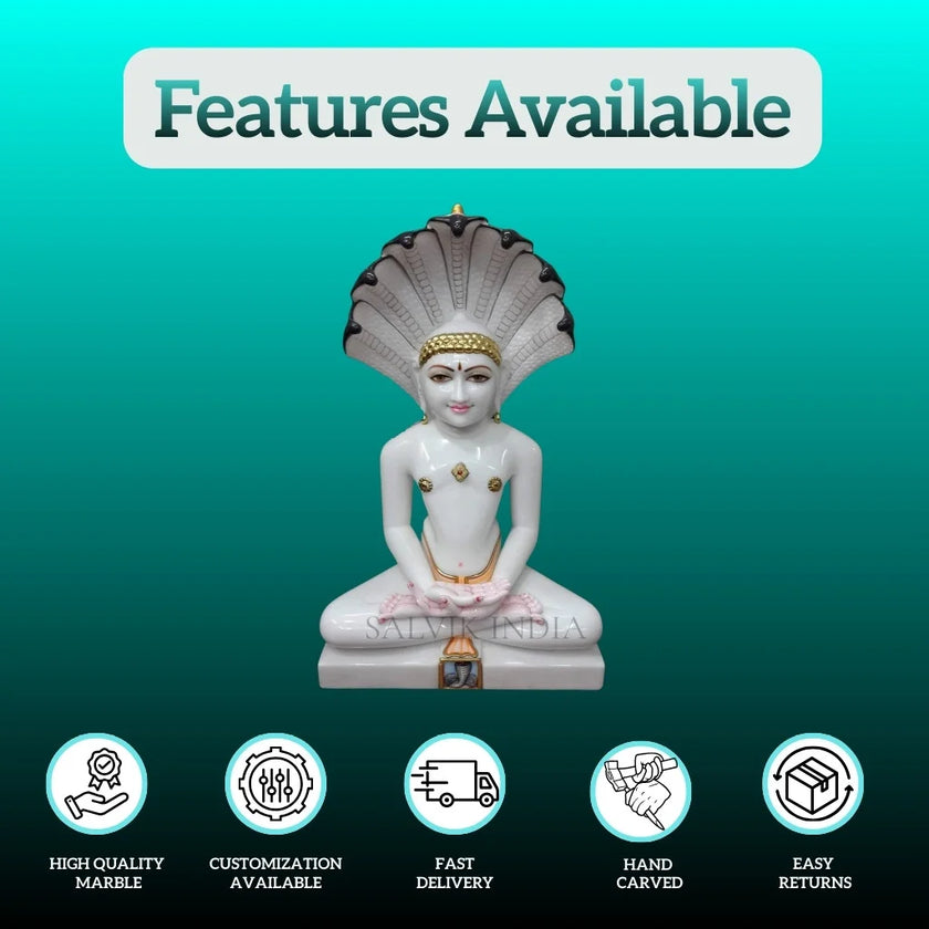 Parshwanath Marble Statue