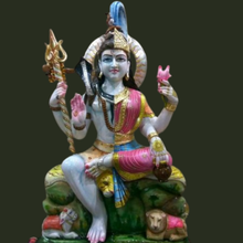 Ardhanarishwar Marble Murti for Home Temple