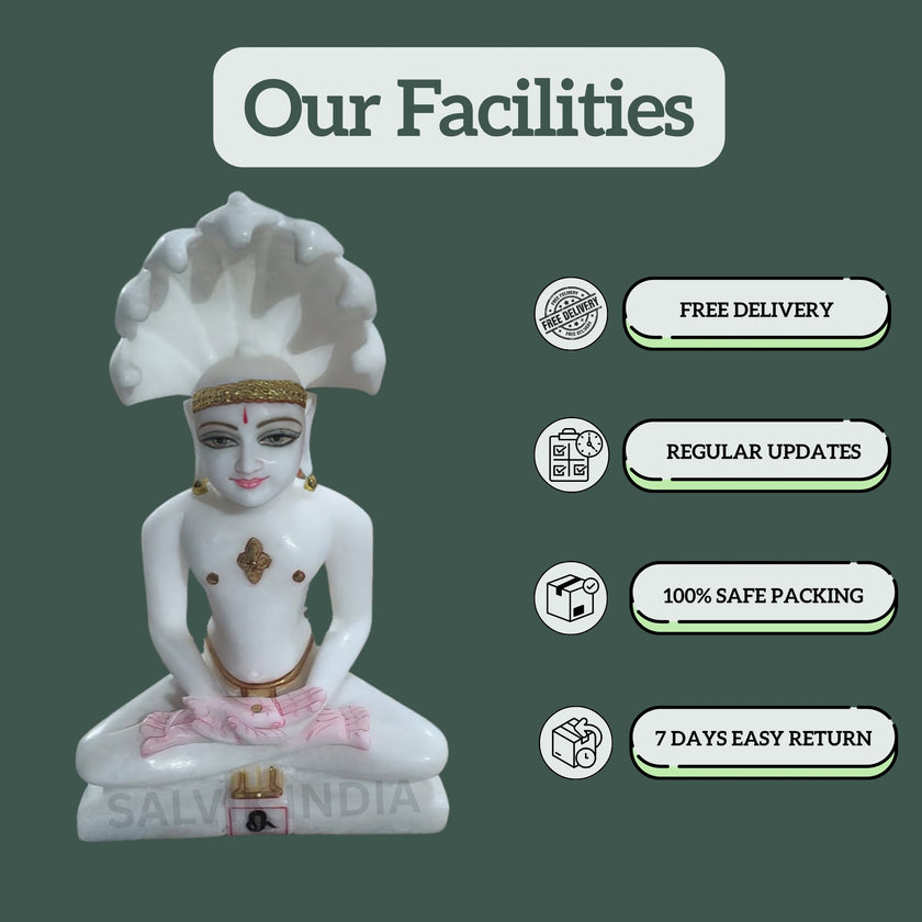 Parshwanath Marble Murti