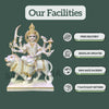 Durga Mata Marble Murti - Handicraft Maa Durga Idol for Home & Temple