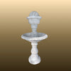 White Marble Modern Bowl Fountain 3ft