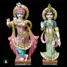 Radha Krishna Marble Murti – Handcrafted Marble Idols Online