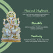 Pure White Marble Ganesh Statue (12 - 36 Inch) Prime Quality