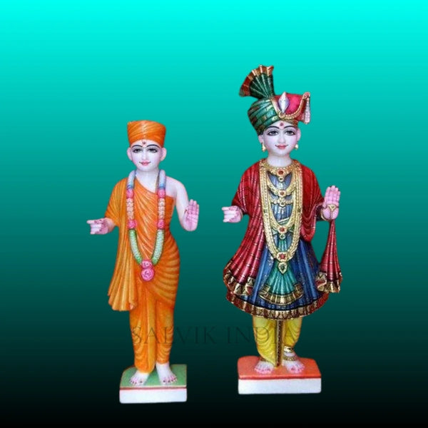 Marble Swami Narayan Murti (18 Inch to 60 Inch) | Handcrafted Marble Idol