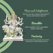 Durga Mata Marble Murti - Handicraft Maa Durga Idol for Home & Temple