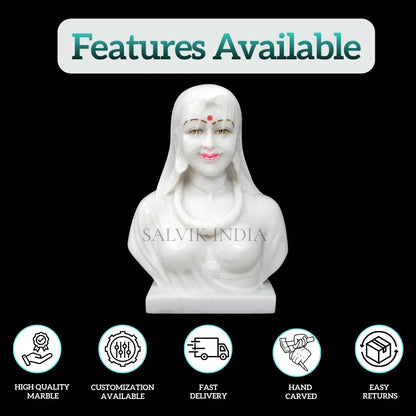 White Marble Bani Thani Statue