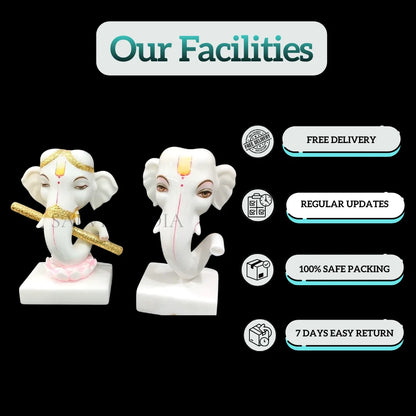 Ganpati Home Decor – Marble Ganesh Murti & Idols for Home & Temple