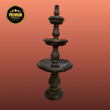 Large Garden Marble Fountain 7ft – Handcrafted Outdoor Marble Fountain