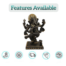 Black Marble Ganesh Statue – Handcrafted Idol for Home & Temple