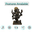 Black Marble Ganesh Statue – Handcrafted Idol for Home & Temple