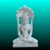 Pure White Marble Parshwanath Idol