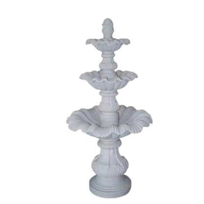 Handcrafted Marble Garden Fountain 5ft for Outdoor Spaces