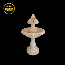 White Marble 2 Tier Fountain 3ft - Salvik India