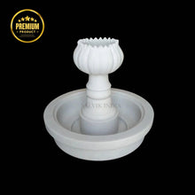 Garden Marble Lotus Water Fountain 6ft - Salvik India