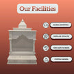 Handcrafted Makrana Marble Mandir – Premium Temple Design