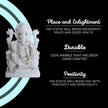 Marble Ganesh Statue – Handcrafted Makrana Ganesh Marble Murti