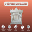 Large Makrana Marble Temple Structure for Mandir Installation