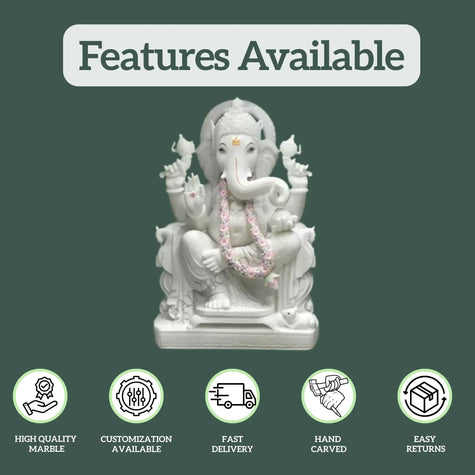Marble Ganesh Statue 1