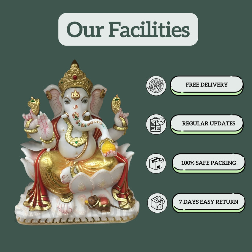 Marble Ganpati (6 inch - 24 inch)