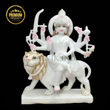 Marble Maa Durga Murti  – Custom Marble Durga Statue