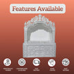 Small White Marble Mandir with Clean Traditional Finish