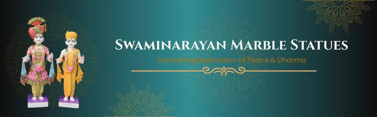 Buy Swaminarayan Marble Statues & Murti Online – Akshar Purushottam & Ghanshyam Maharaj Idols