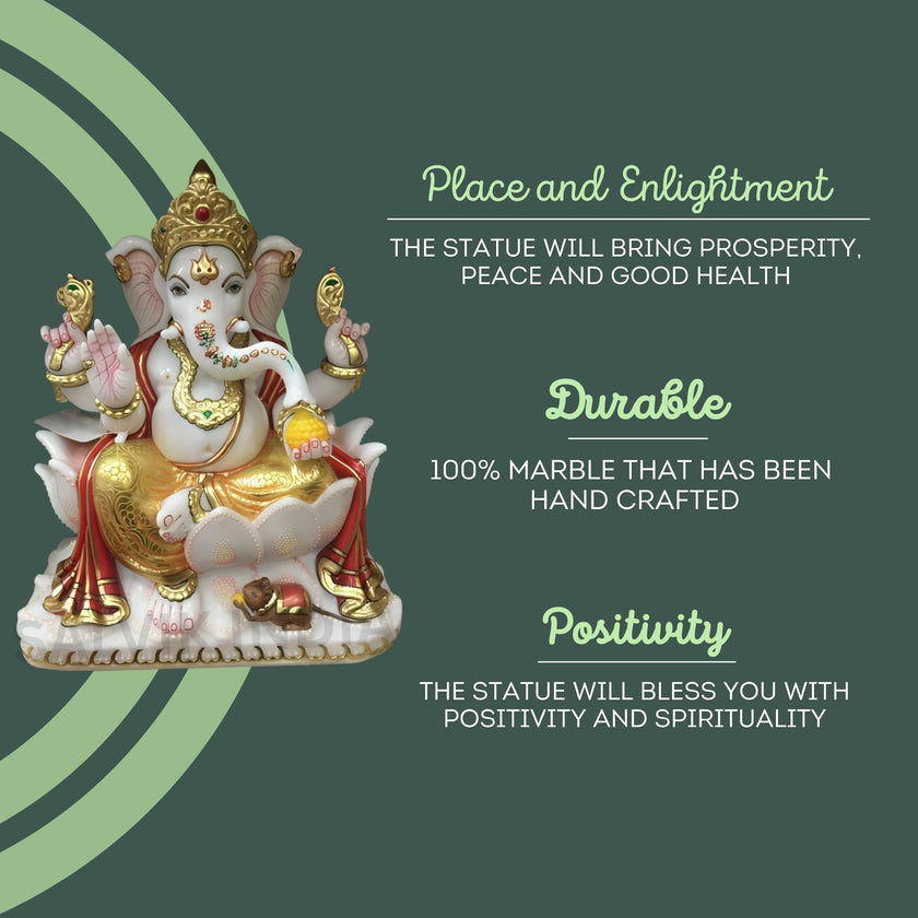 Marble Ganpati (6 inch - 24 inch)