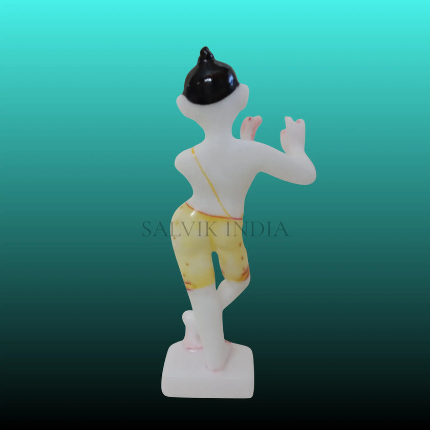 Bal Gopal Kanha Ji marble murti back View 
