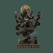 Black Marble Ganesh Statue