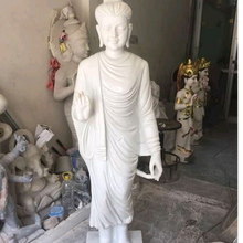 Celestial Buddha – Handcrafted Marble Art