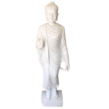 Celestial Buddha – Handcrafted Marble Art