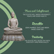 Buddha marble murti 3
