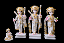 Ram Darbar Marble Idol with Sita, Lakshman & Hanuman