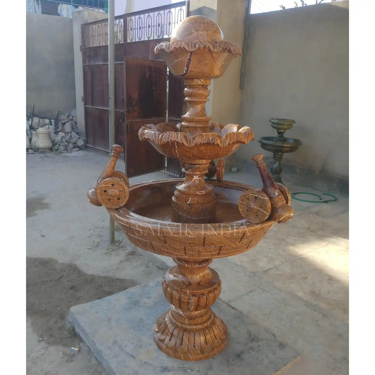Compact Marble Fountain for Home 2.5ft