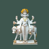 Dattatreya marble statue 