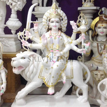 Marble Durga Mata Murti Online – Handcrafted Statue from Jaipur
