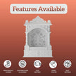 Carved White Marble Temple – Handcrafted Designer Marble Mandir for Home