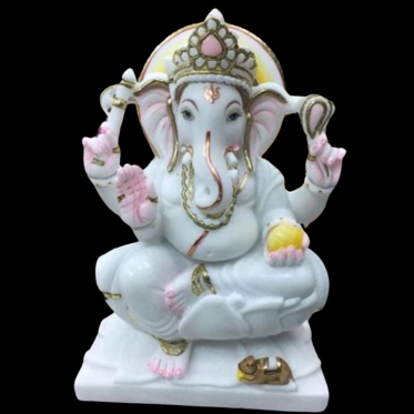 The Prosperity Keeper – Premium Marble Ganesha
