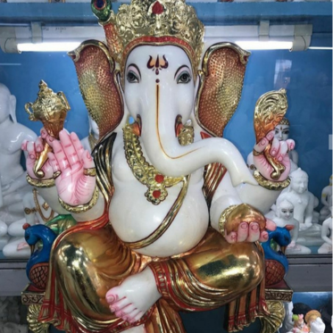 Fine Marble Ganesh Ji Statue – Premium Craftsmanship