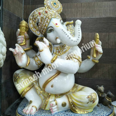 Designer Marble Ganesha for Elegant Spaces