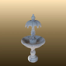 Hand Carved Marble Lotus Fountain 4ft 