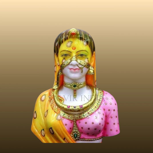 Handcrafted Bani Thani Statue in Marble