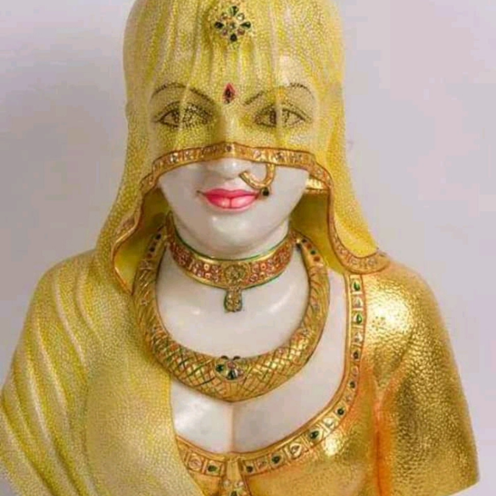 Handcrafted Marble Bani Thani Statue 24 Inch 