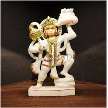 Hanumanji Marble Murti – Handcrafted Bajrangbali Idol for Home Temple