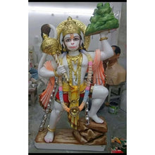 Marble Bajrang Bali Ki Murti – Handcrafted Hanuman Statue for Home Temple