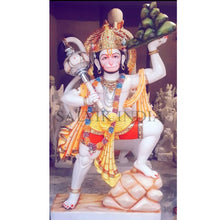 Big Size Hanuman Marble Murti – Handcrafted Bajrangbali Statue for Temple