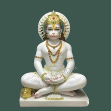 Veer Hanuman Ji Marble Murti in Makrana Marble